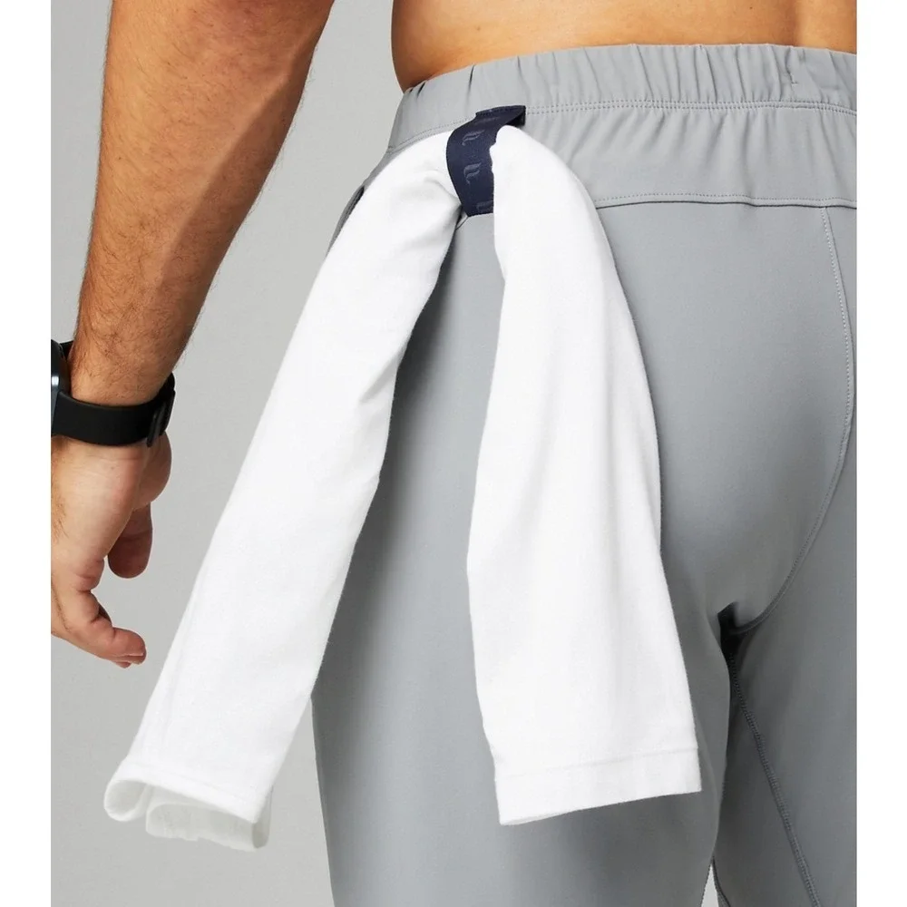 Fabletics The One Jogger Men Medium Grey Athletic Tech Performance Stretch Pants